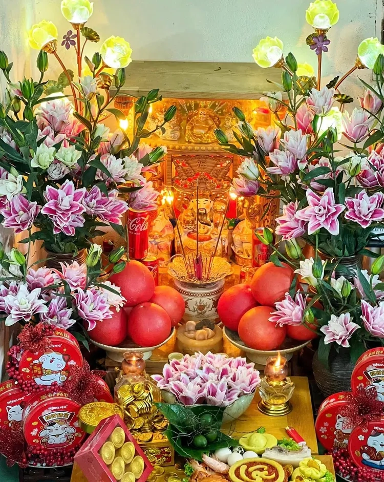 Xem ảnh bàn thờ thần tài qua hình ảnh đặt bàn thờ thần tài