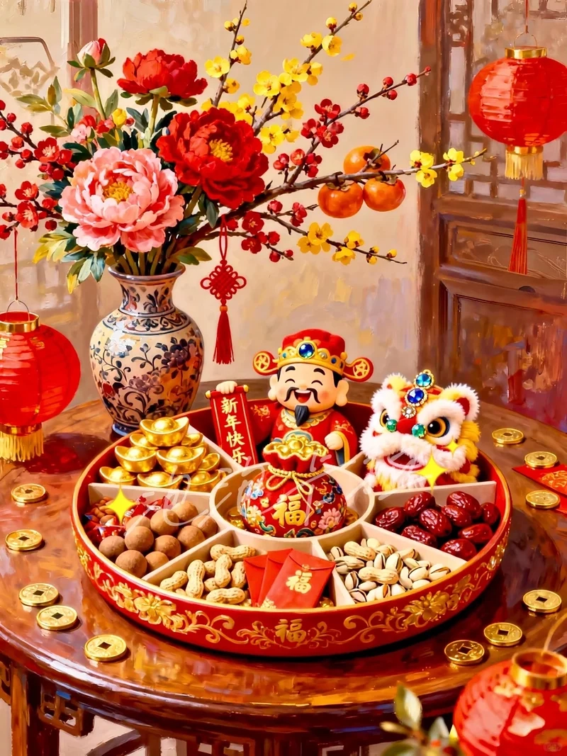 Khởi đầu năm mới trọn vẹn với Ảnh bánh mứt kẹo ngày đầu năm