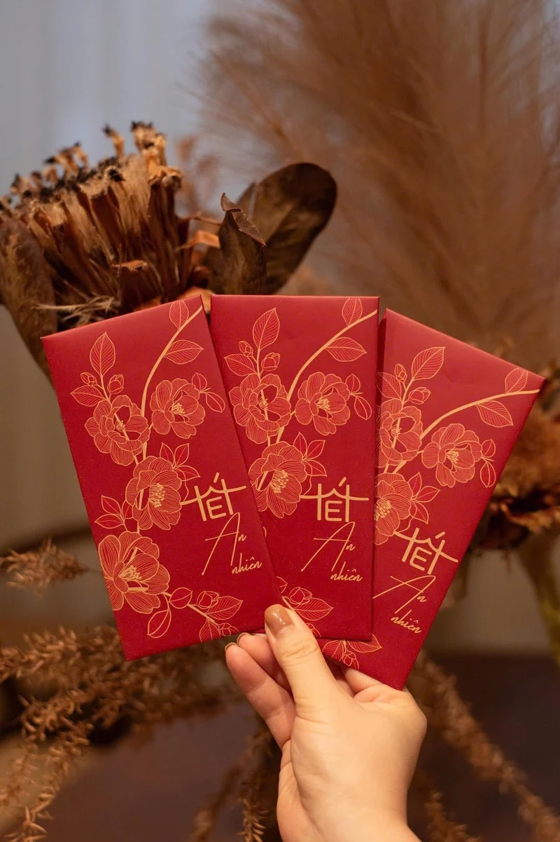 Nghệ thuật Tết rực rỡ cùng Ảnh bao lì xì đỏ nghệ thuật