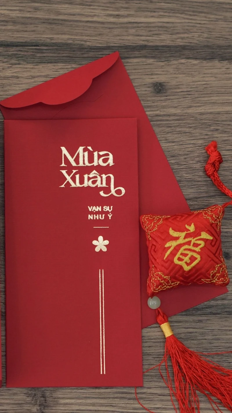 Truyền thống Tết rực rỡ với Ảnh bao lì xì đỏ Tết cổ truyền