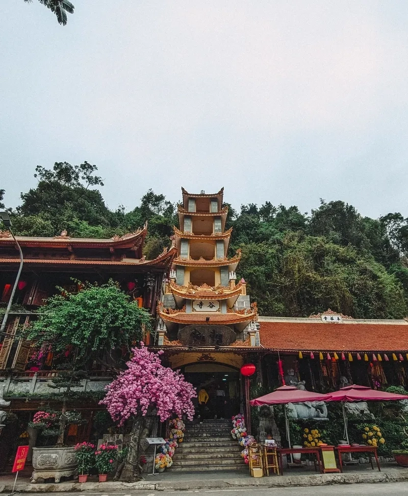 Ảnh vãn cảnh chùa chiền ngày tết thơ