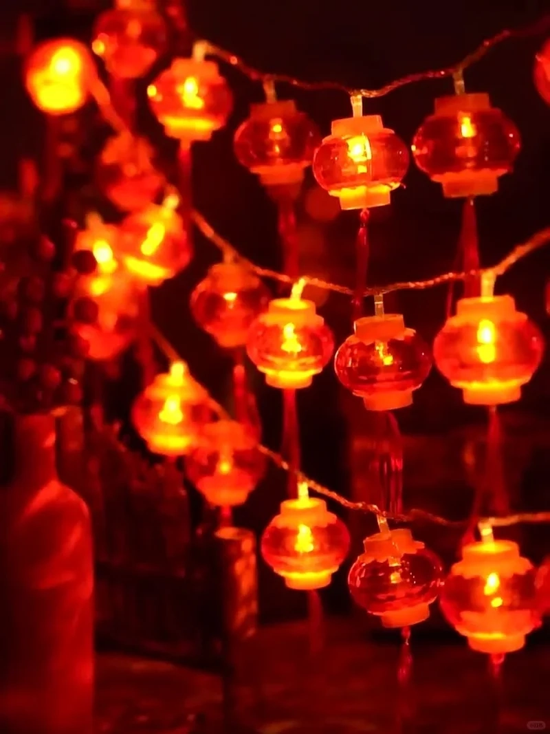 Điện thoại thêm lung linh cùng ảnh đèn nháy tết điện thoại