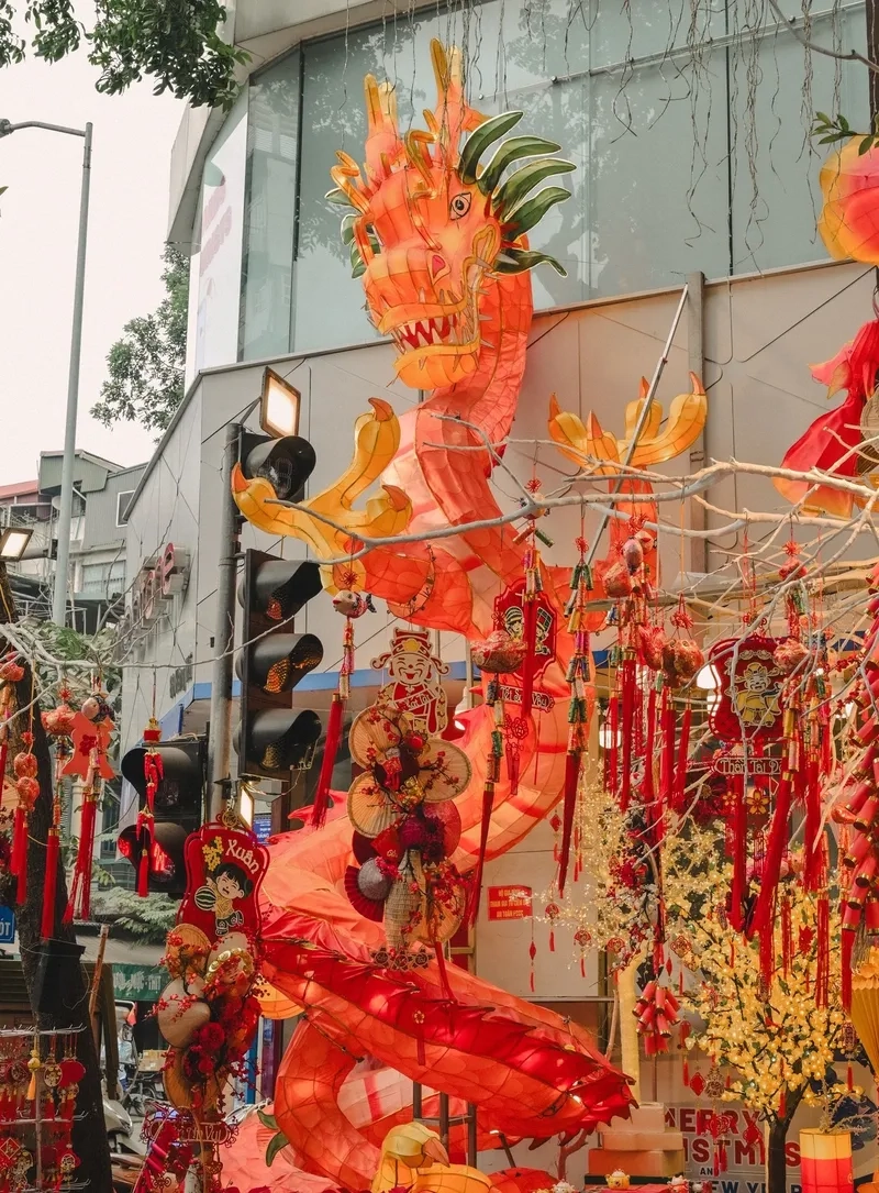 Bộ hình nền tết rước lộc vào nhà