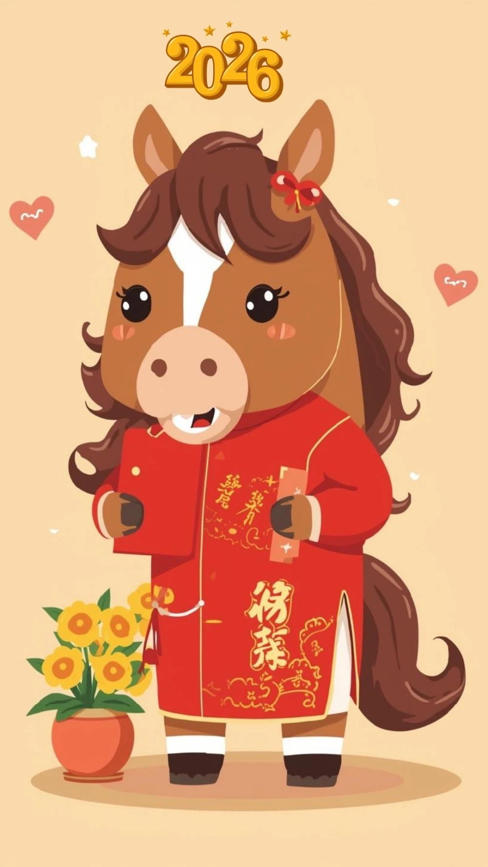 Ngựa cute phô mai que với đôi mắt tròn xoe