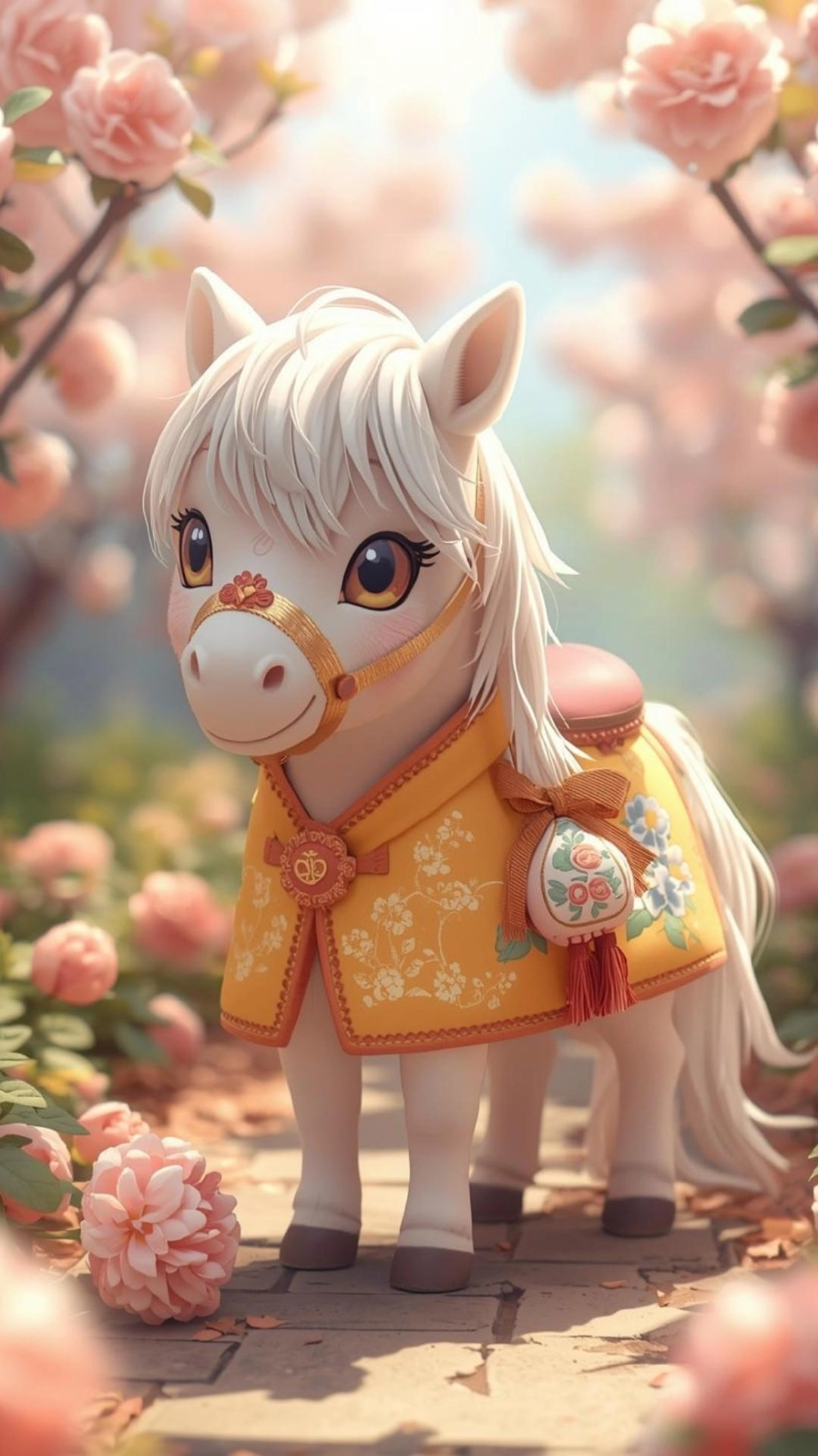 Ngựa bính ngọ cute vector chuyên dụng cho thiết kế