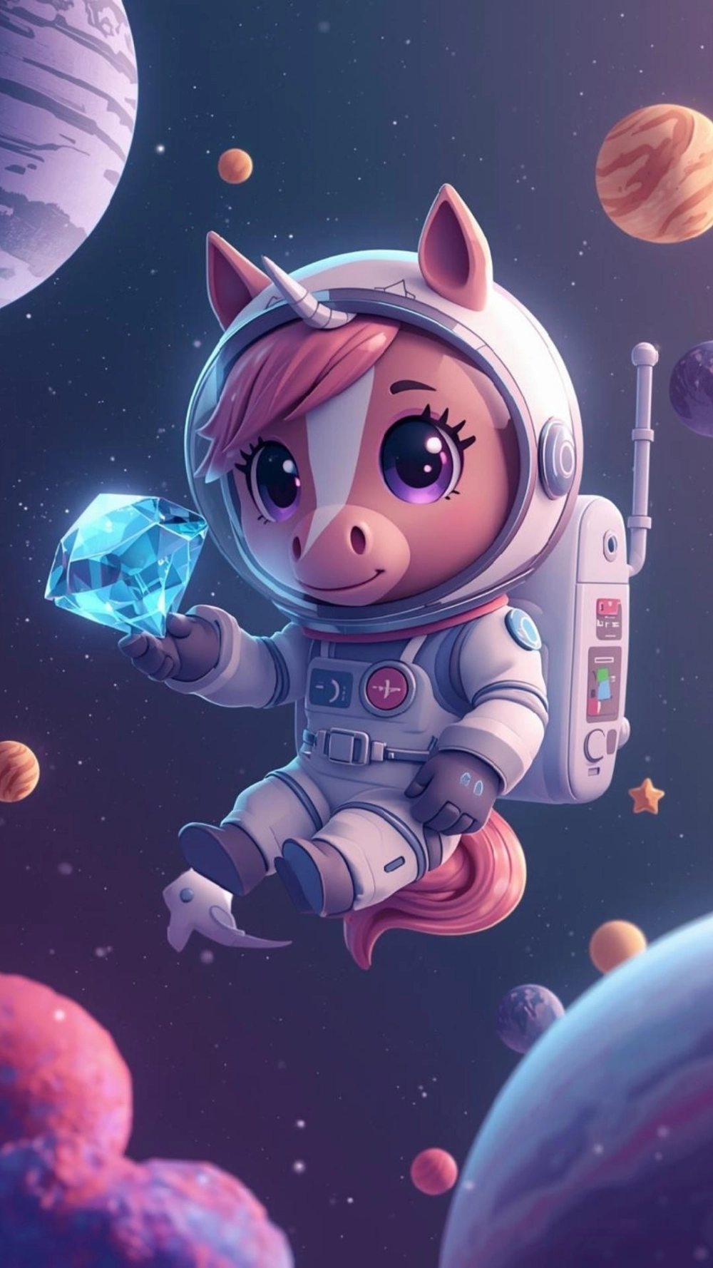 Avatar ngựa chibi đáng yêu cho mạng xã hội