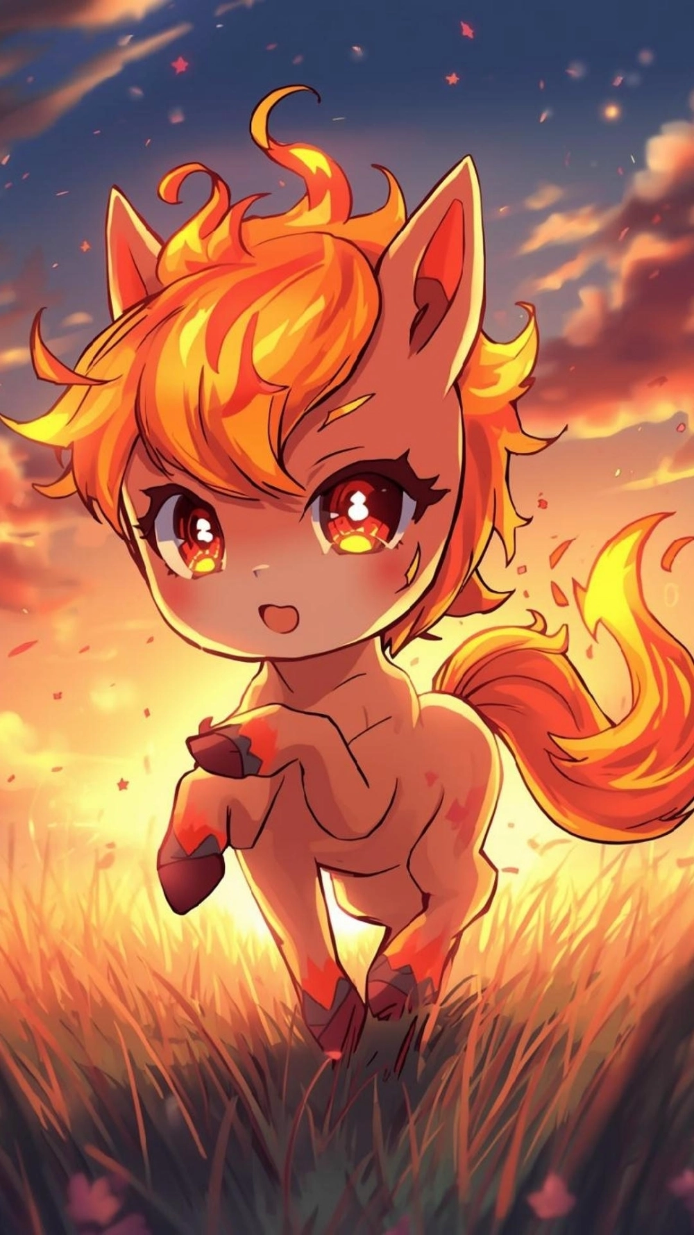 Ảnh ngựa chibi ngộ nghĩnh mang lại niềm vui