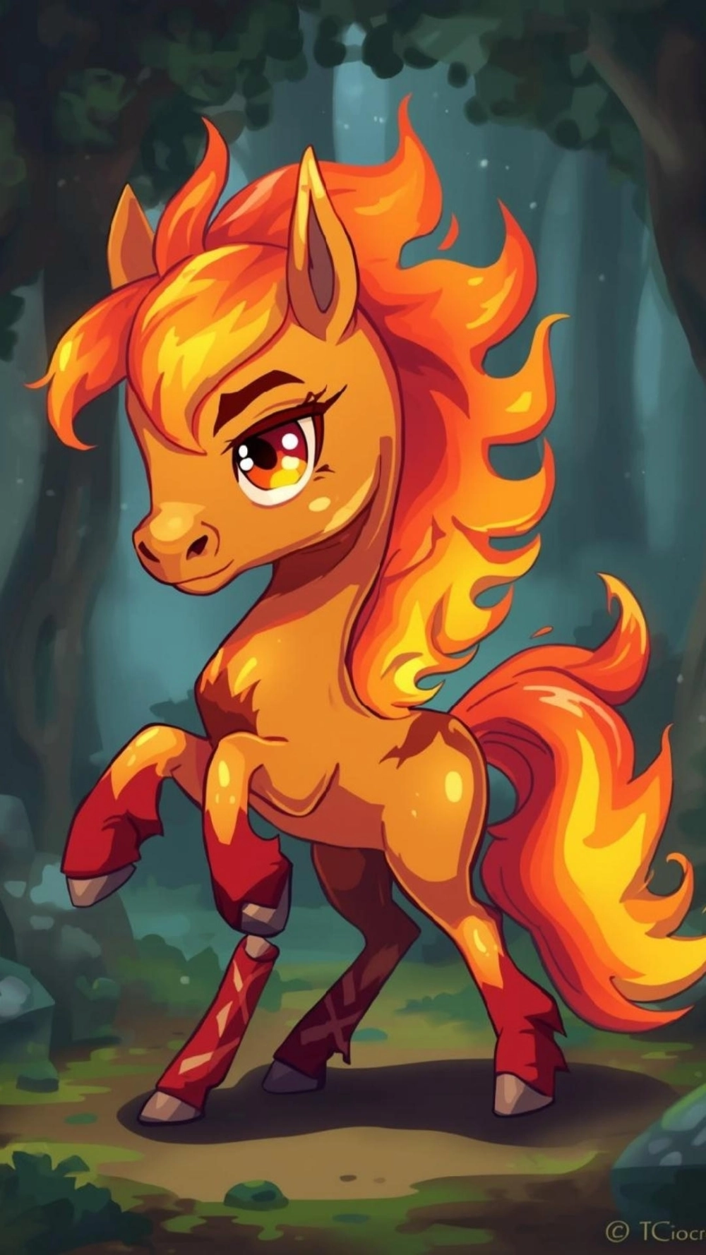 Ảnh ngựa chibi tết cho không khí thêm rộn ràng