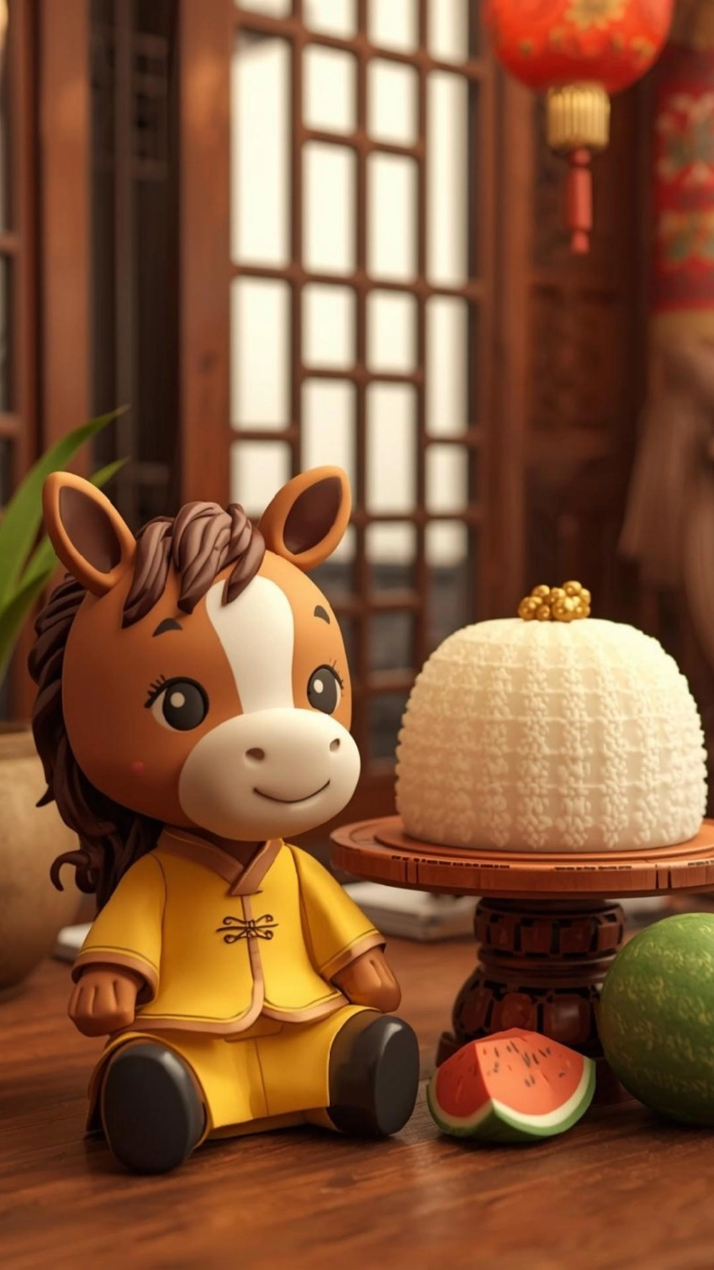 Ảnh ngựa mặc áo dài đẹp lung linh