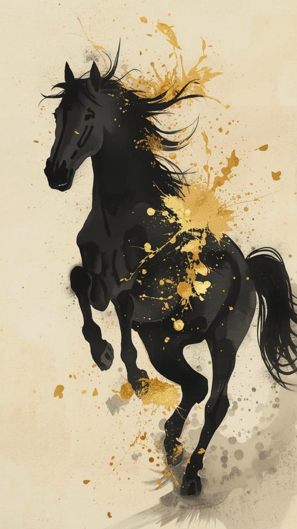 Ảnh ngựa tài lộc cho điện thoại mang lại bình an