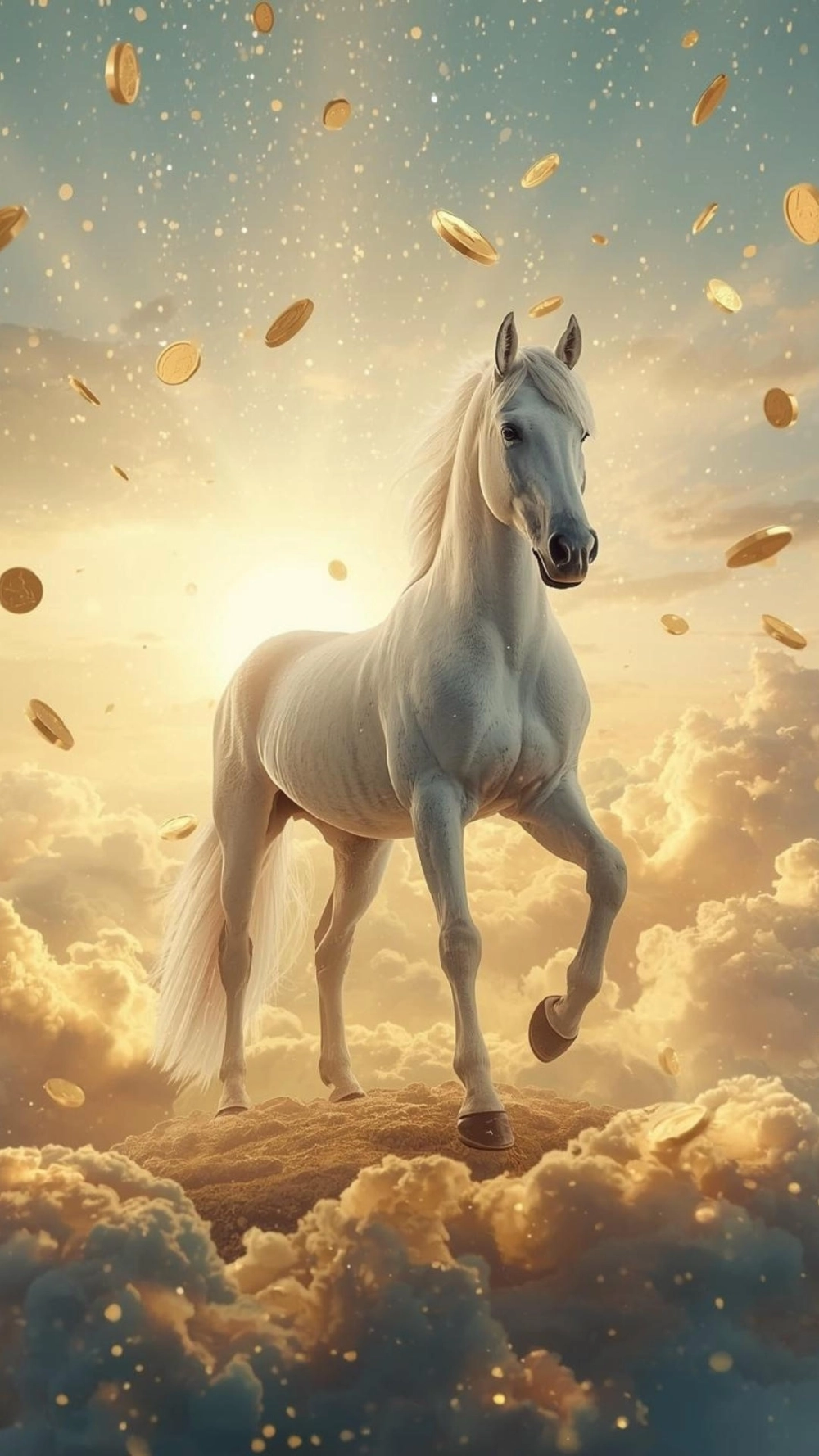 Ảnh ngựa mang chữ phúc mang đến vạn điều lành