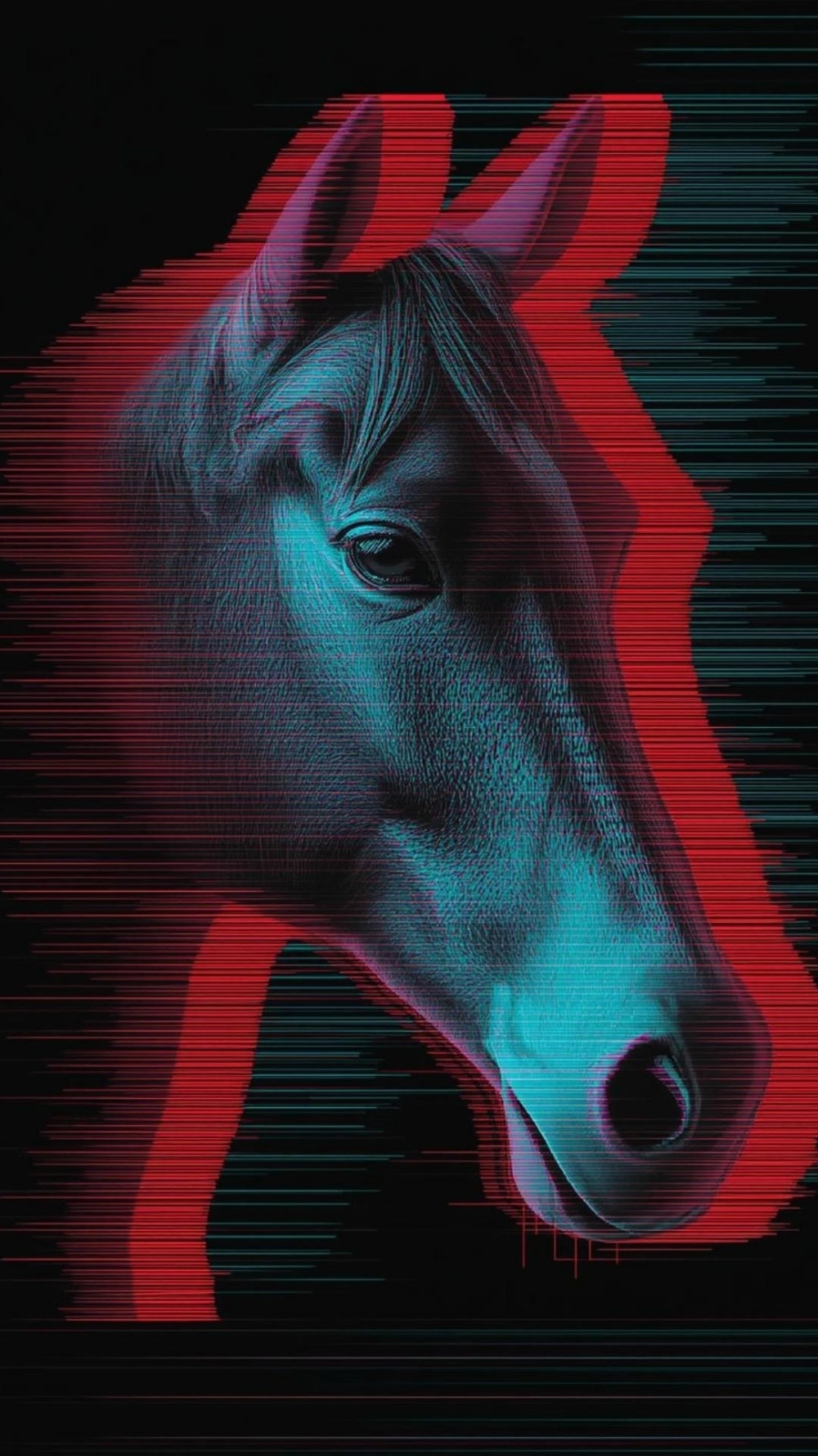 Ảnh ngựa phát sáng tết 2026 phong cách hiện đại