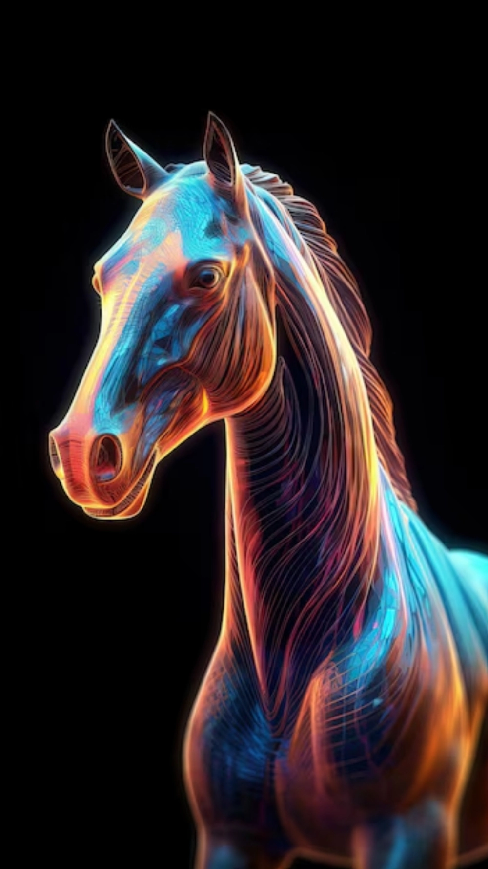 Ngựa bính ngọ phi nước đại trong không gian vũ trụ huyền bí