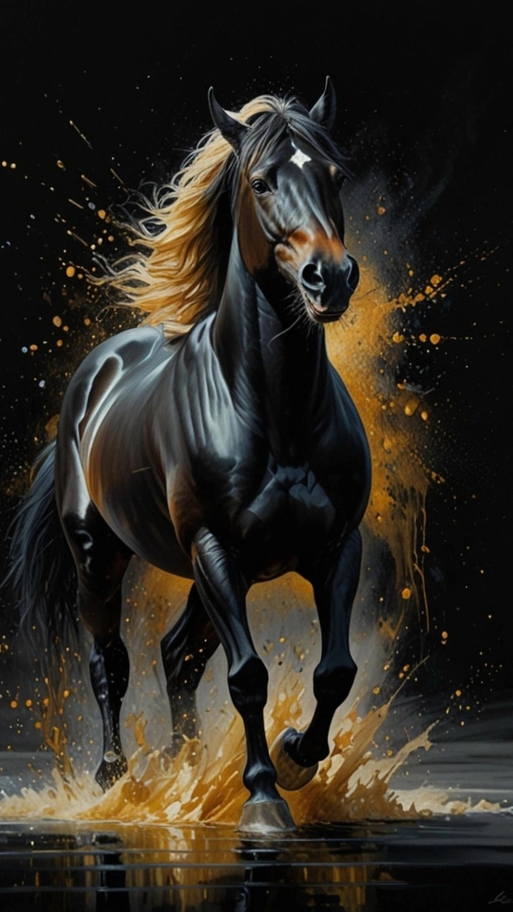 Hình nền ngựa ai 4k siêu sắc nét cho màn hình máy tính