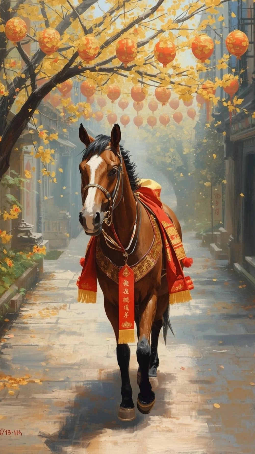 Hình nền ngựa ai ngầu trong bộ giáp chiến binh dũng mãnh