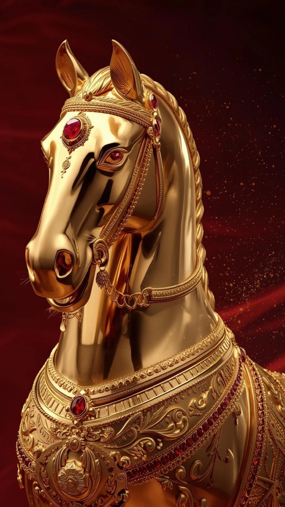 Ngựa tết ai vẽ đẹp kết hợp cùng hoa mai hoa đào rực rỡ