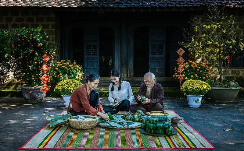 Bộ hình nền tết quê em yêu dấu nhất