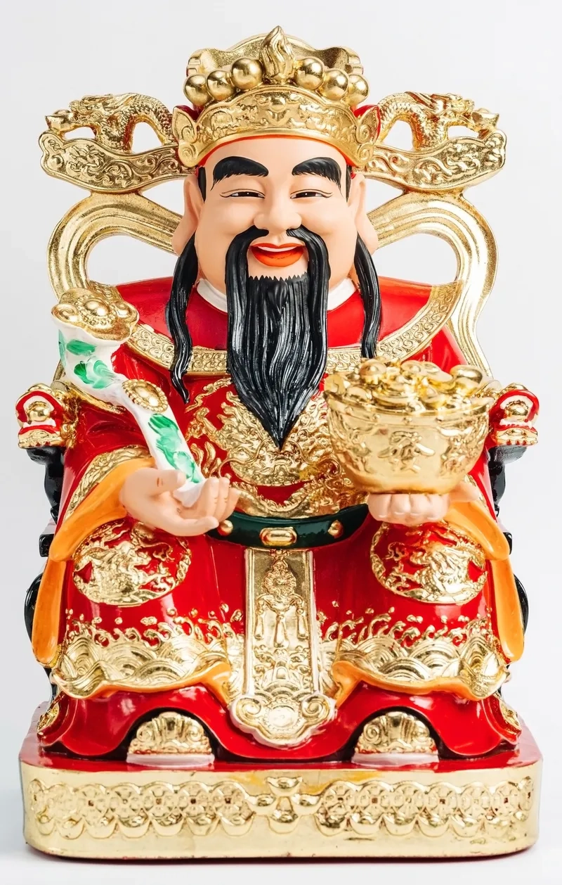 Ảnh thần tài lan tỏa năng lượng tích cực như hình nền thần tài may mắn