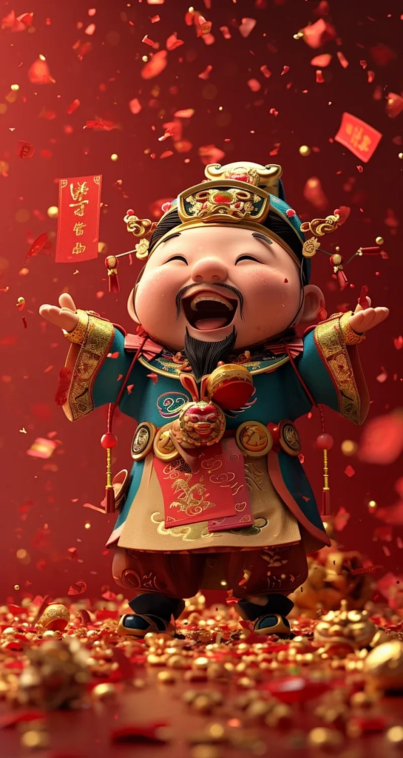 Ảnh thần tài 4k buôn bán đắt hàng quanh năm