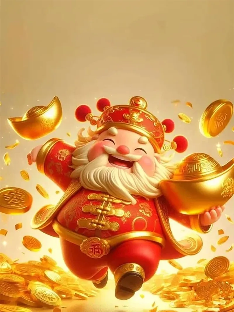 Ảnh thần tài 4k ông địa hợp kinh doanh