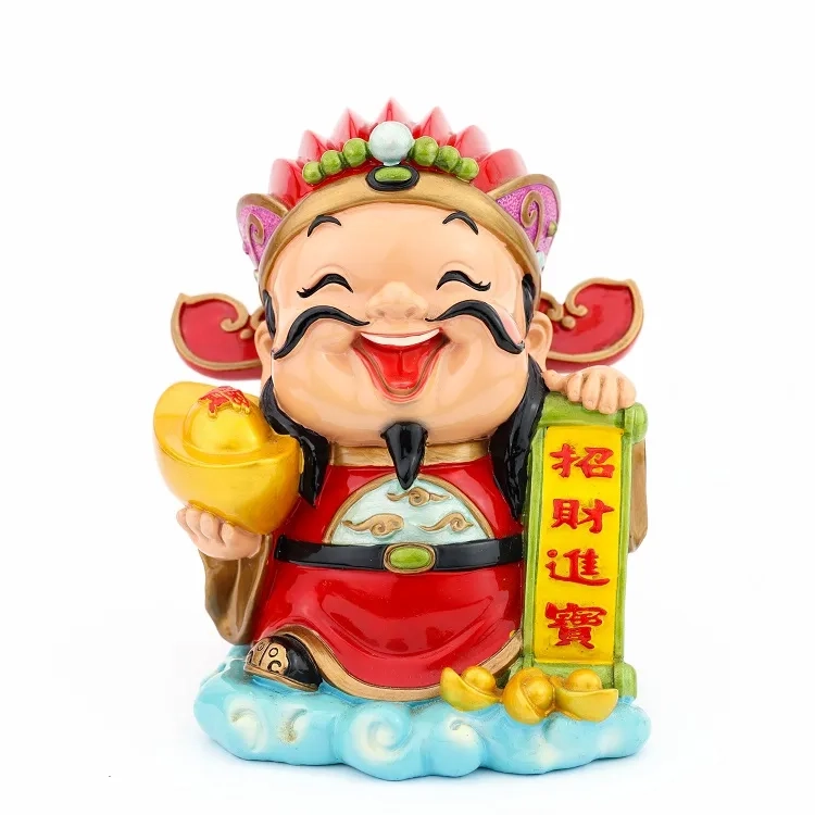 Ảnh thần tài chibi ông thần tài cười phát lộc