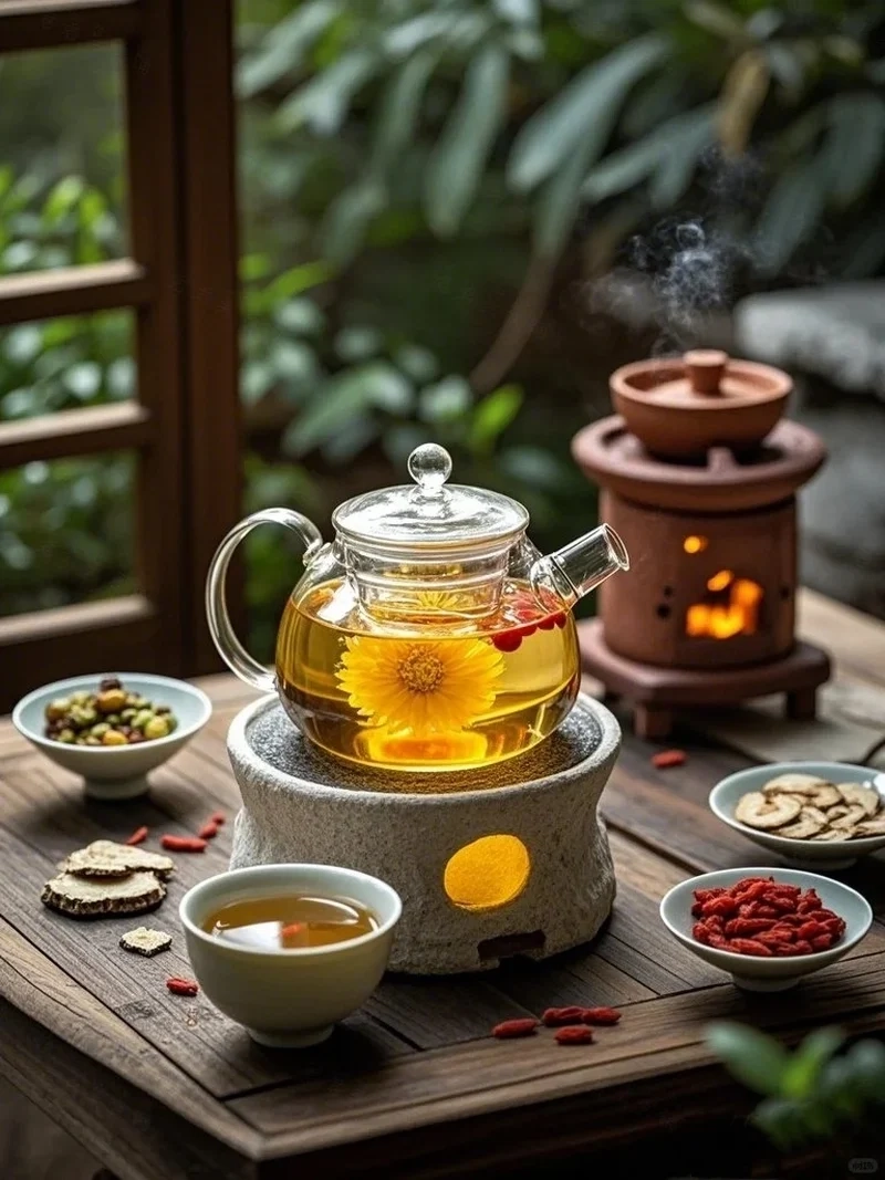 Mời khách đầu xuân qua Ảnh trà Tết mời khách