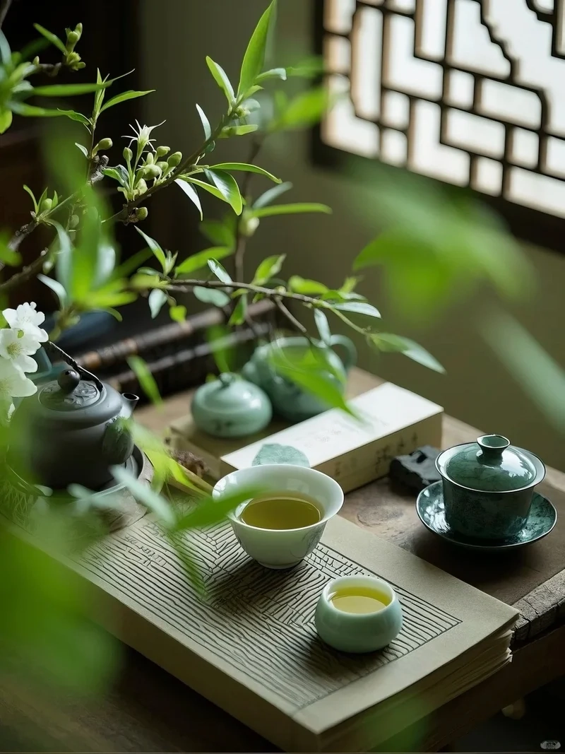 Bàn Tết thêm ấm áp với Ảnh trà Tết bàn Tết