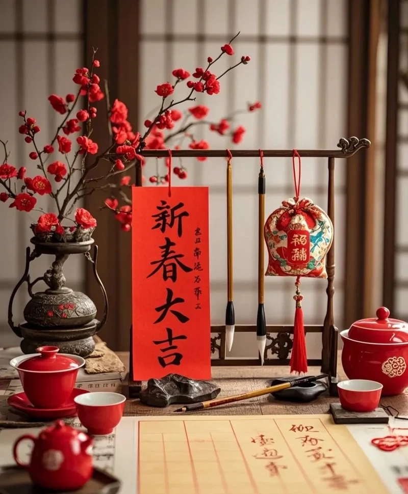 Chụp ảnh đẹp Tết cùng Ảnh trà Tết chụp ảnh đẹp