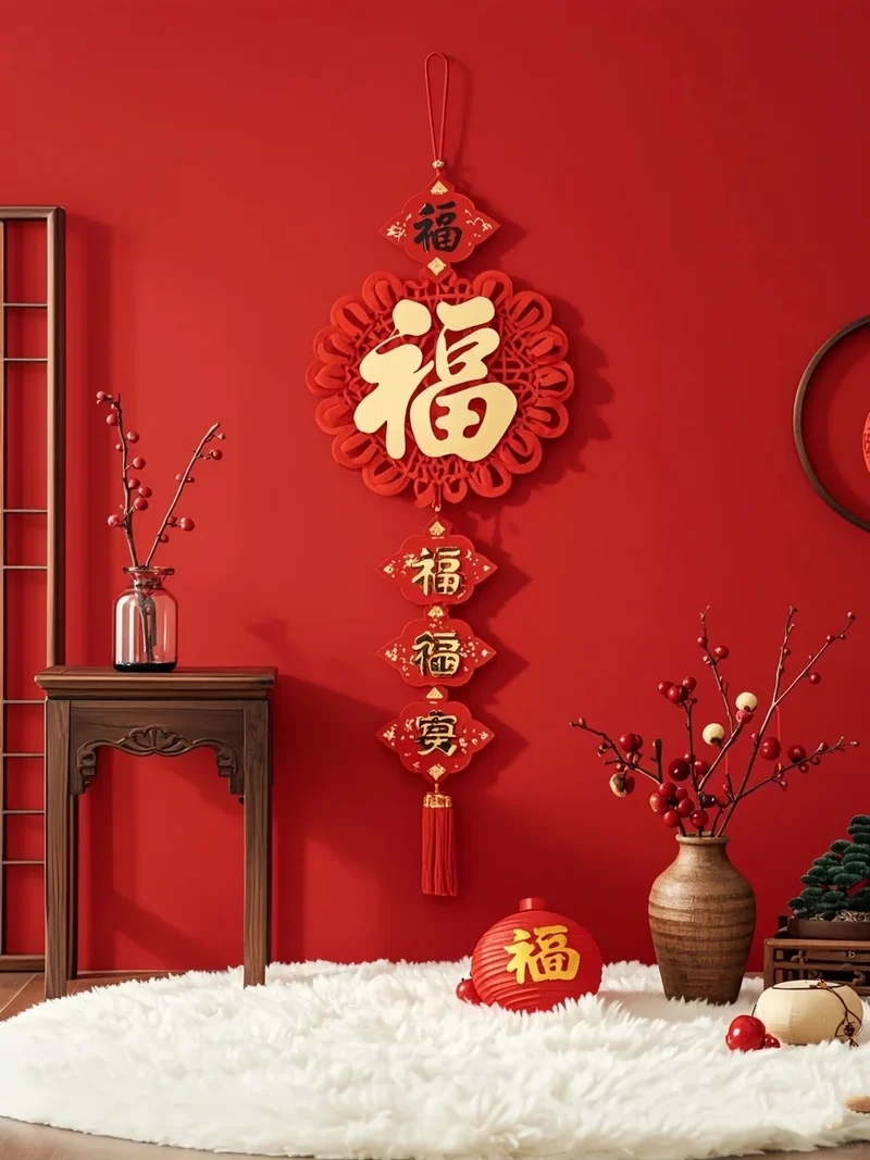 Phòng khách lung linh với ảnh trang trí tết phòng khách