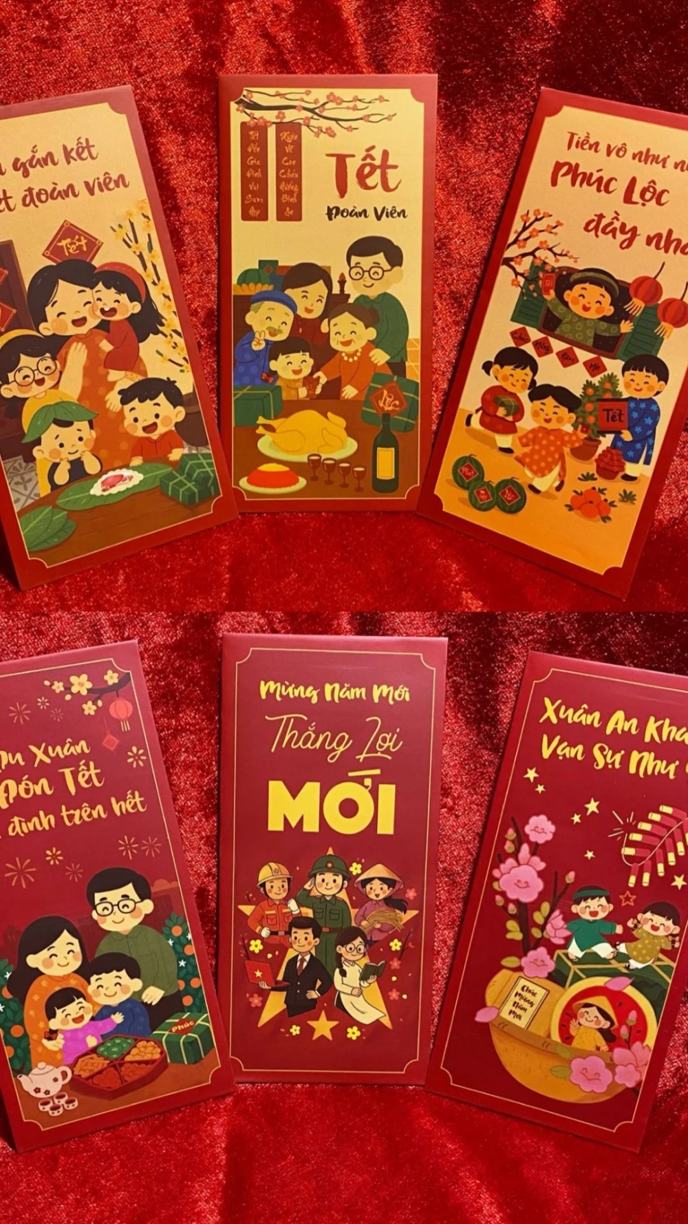 Tết rộn ràng với Hình nền bao lì xì đẹp