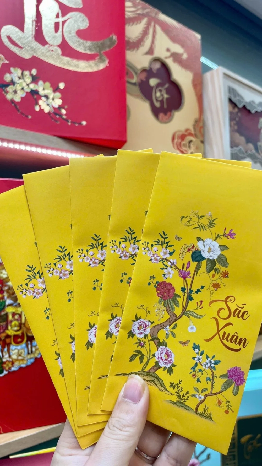 Lễ Tết thêm rộn rã với Hình nền bao lì xì lễ Tết