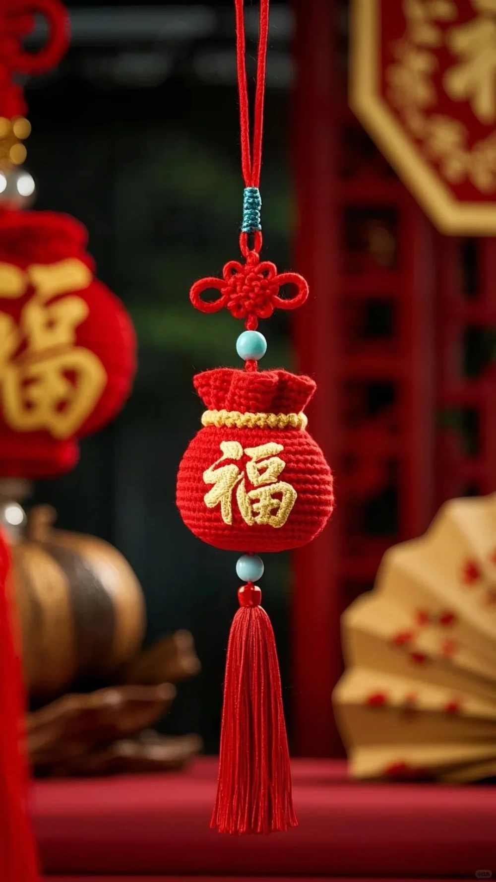 Trang trí trong nhà hoàn hảo với Hình nền dây treo Tết trong nhà