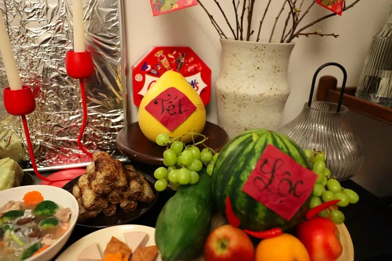 Xem ảnh lễ vật cúng đêm 30 kính cẩn