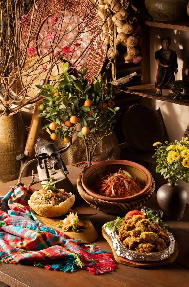 Mẫu hình nền đêm 30 chờ giao thừa hên