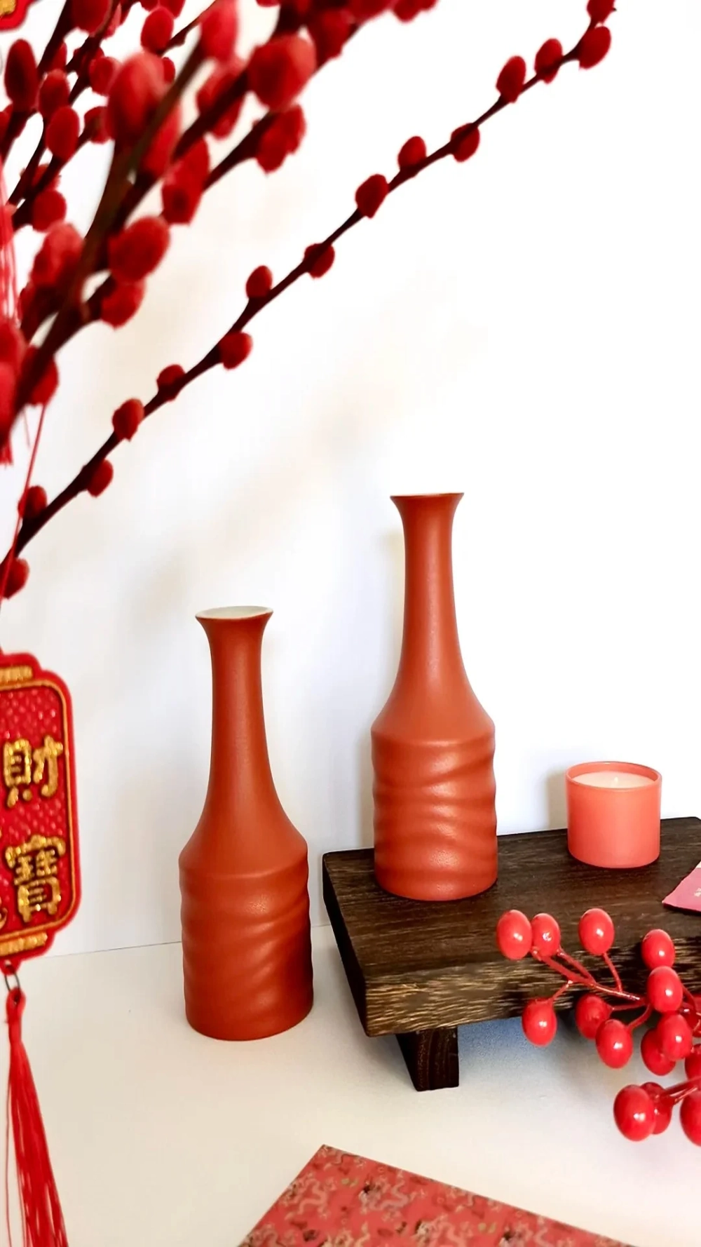 Background Tết tinh tế qua Hình nền gốm sứ Tết background