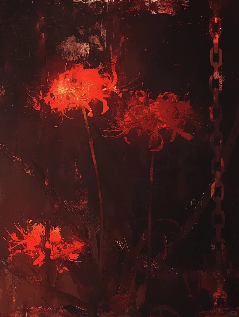 Đậm chất Nhật Bản hình nền hoa bỉ ngạn anime