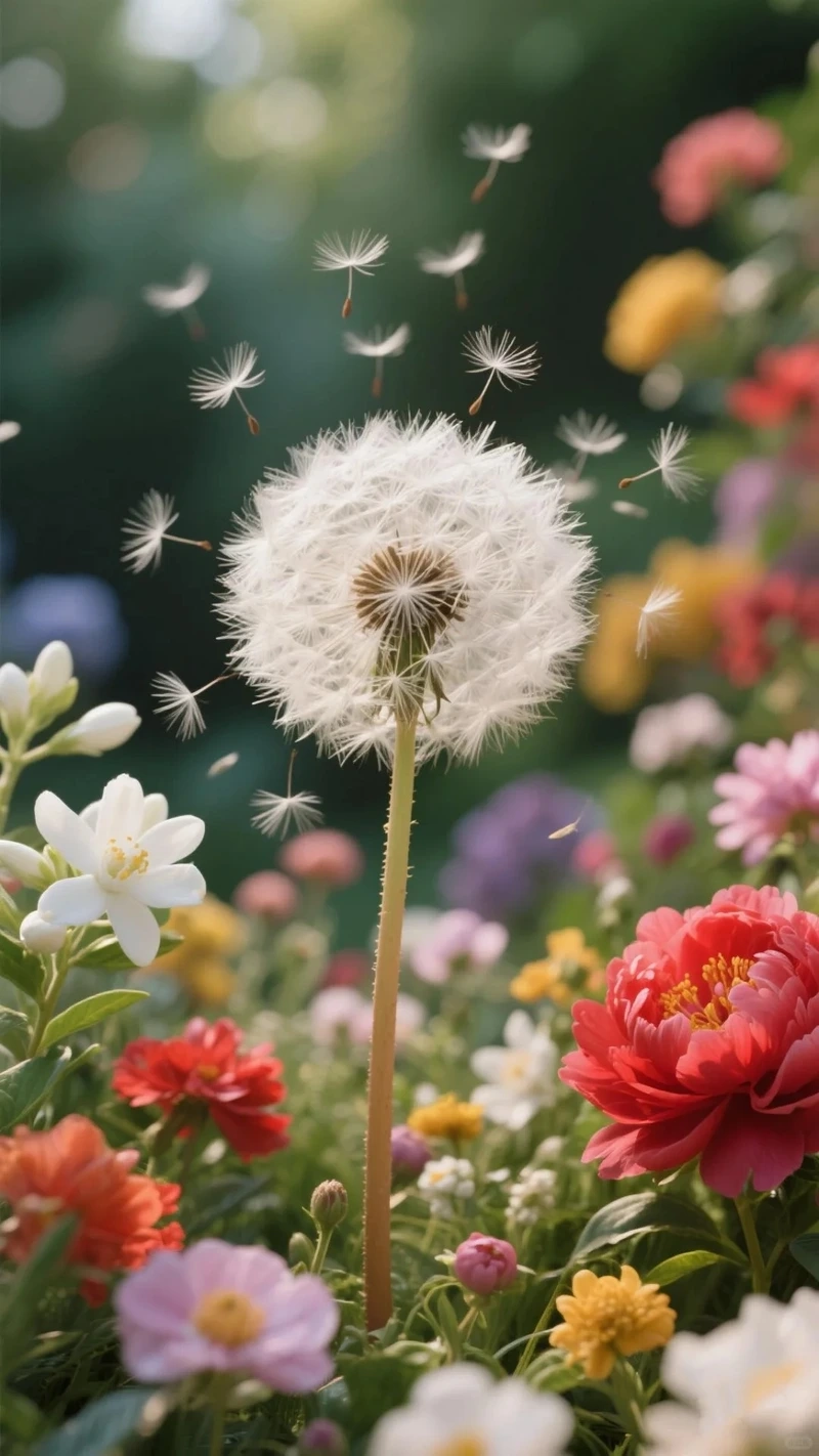Gần gũi thiên nhiên với hình nền hoa bồ công anh thiên nhiên