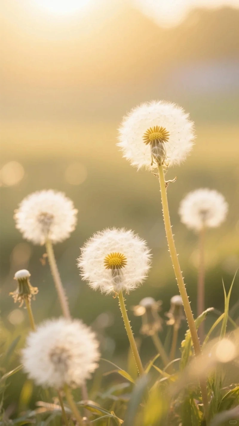 Thư thái mỗi ngày nhờ hình nền hoa bồ công anh nhẹ nhàng