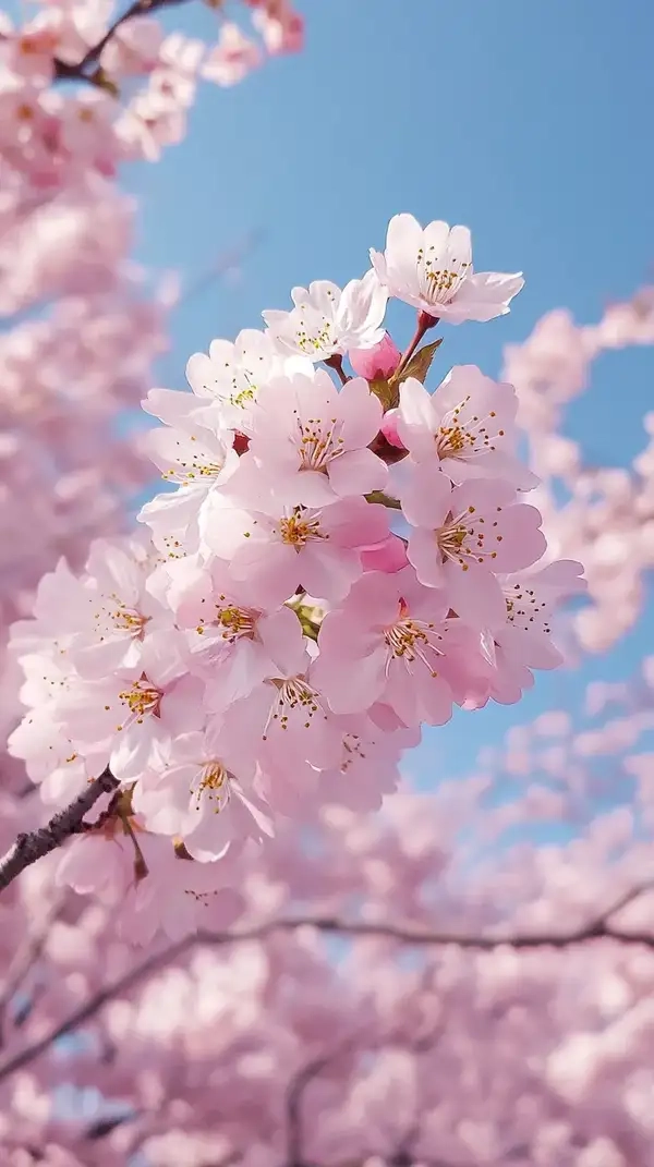 Hình nền hoa đào phai nhẹ nhàng đầy chất thơ