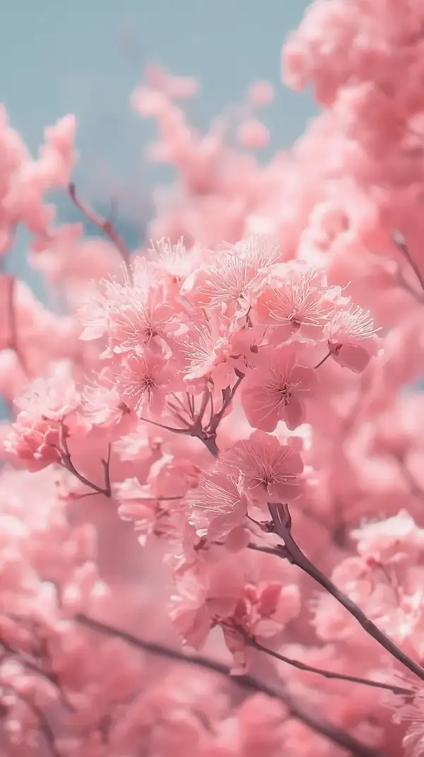 Hình nền cây đào gợi ký ức tết truyền thống