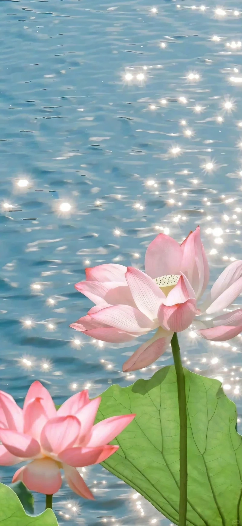 Hình nền hoa sen hồng nghệ thuật truyền cảm hứng sâu lắng