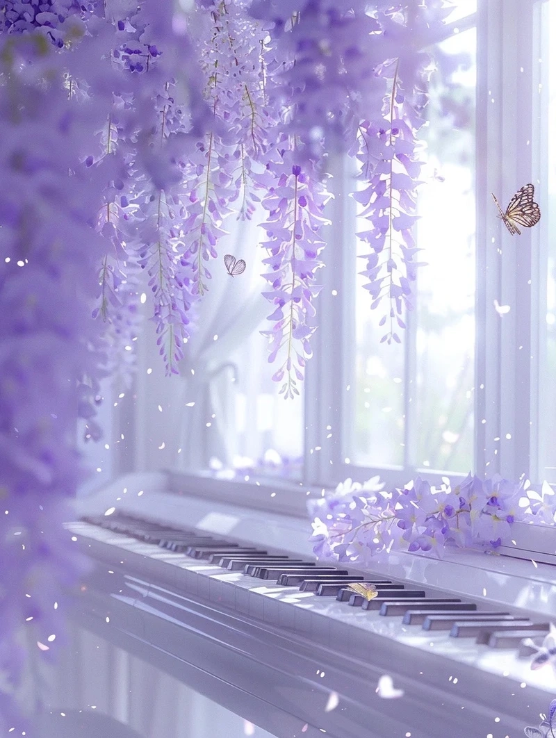 Trải nghiệm hình ảnh hình nền hoa tử đằng chất lượng cao