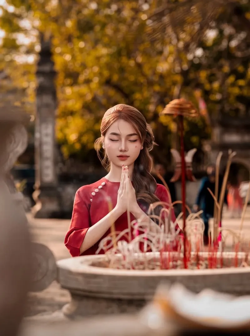 Tấm ảnh lễ hội xuân đầu năm may