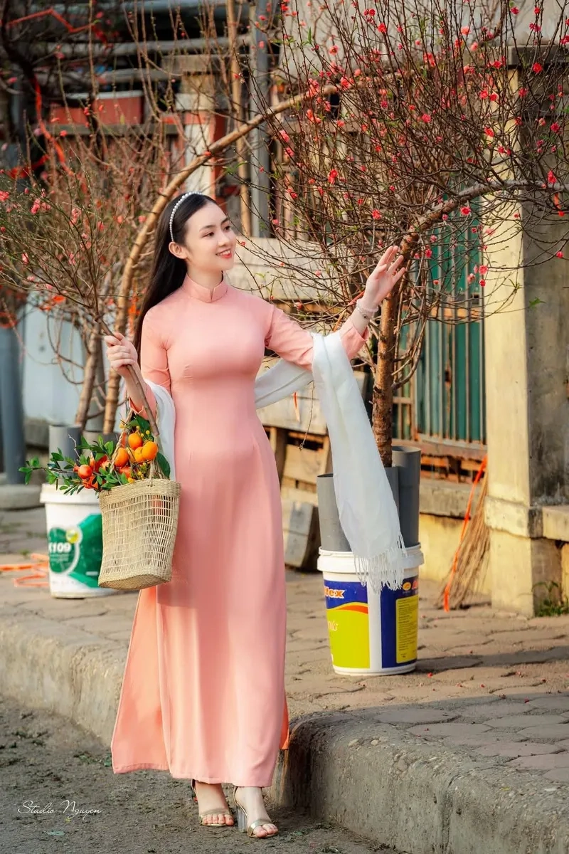 Hình nền lễ hội xuân rực rỡ sắc đỏ