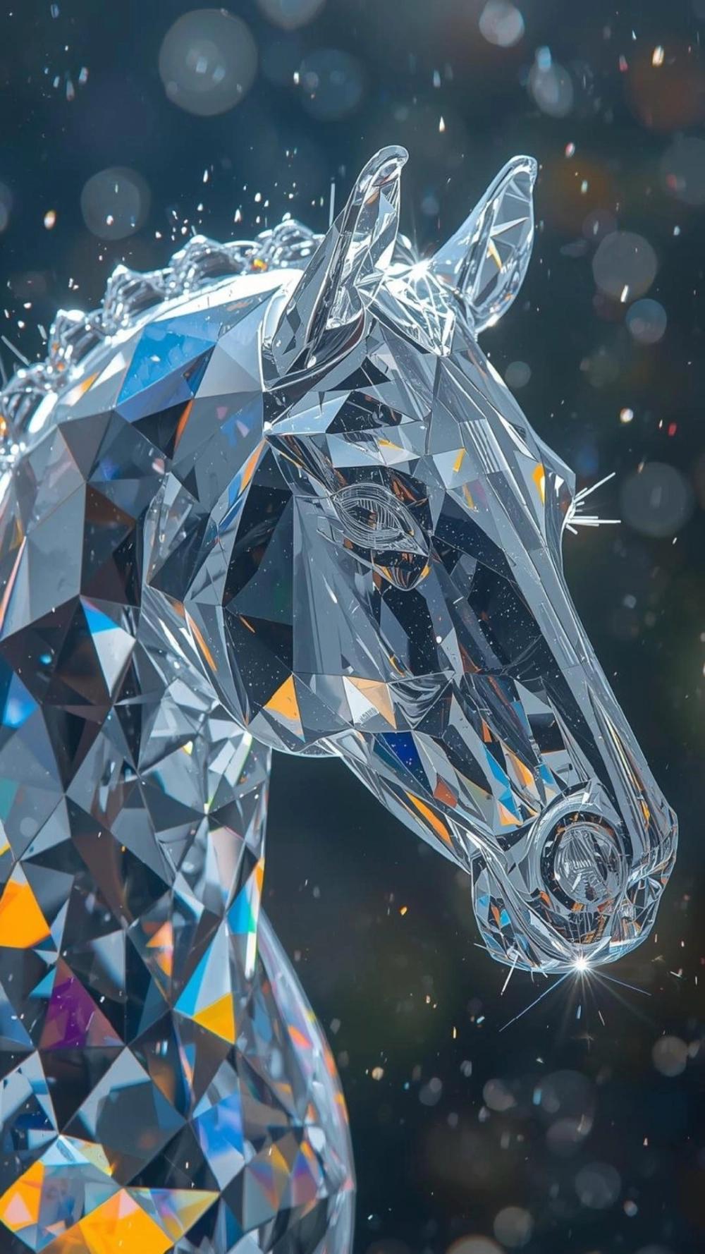 Hình nền ngựa vàng sang trọng tỏa sáng rực rỡ