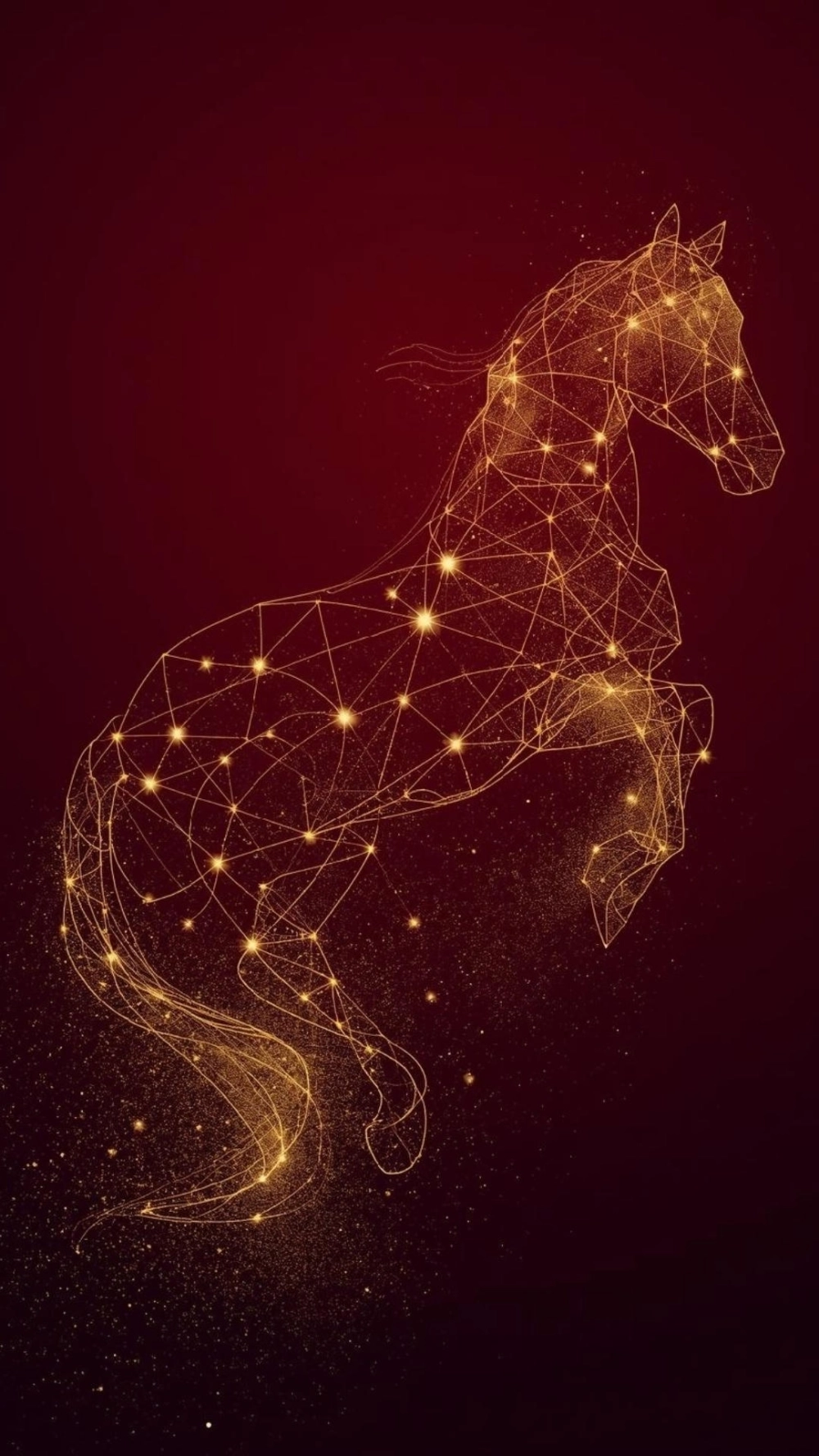 Hình nền ngựa doanh nhân thành đạt mạnh mẽ