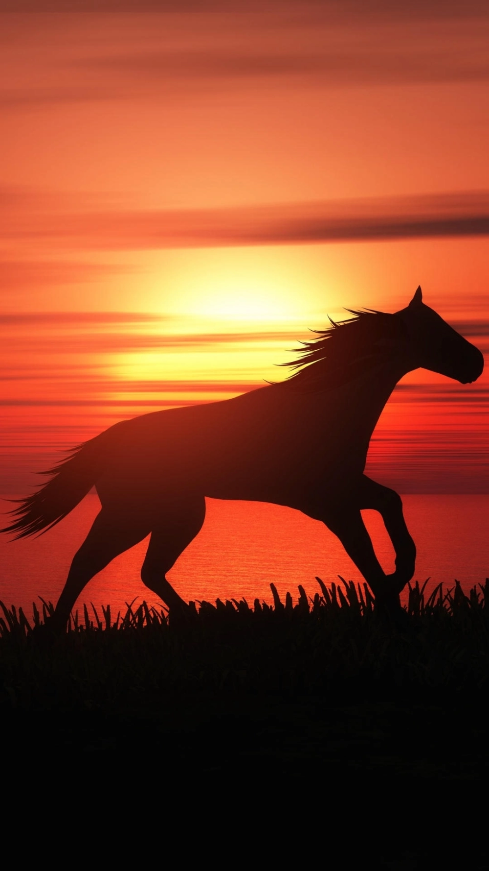 Hình nền ngựa 3d tết 2026 với hiệu ứng ánh sáng rực rỡ và sống động