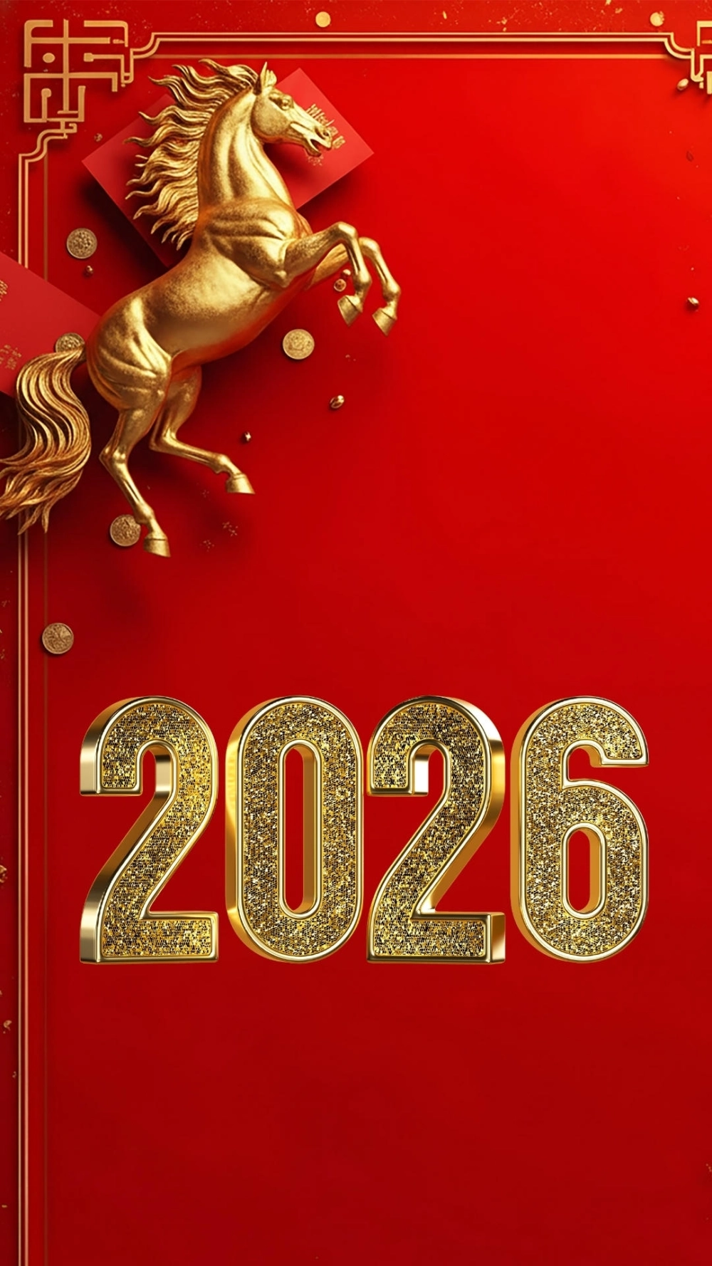 Hình nền ngựa vàng đẳng cấp cho doanh nhân thành đạt