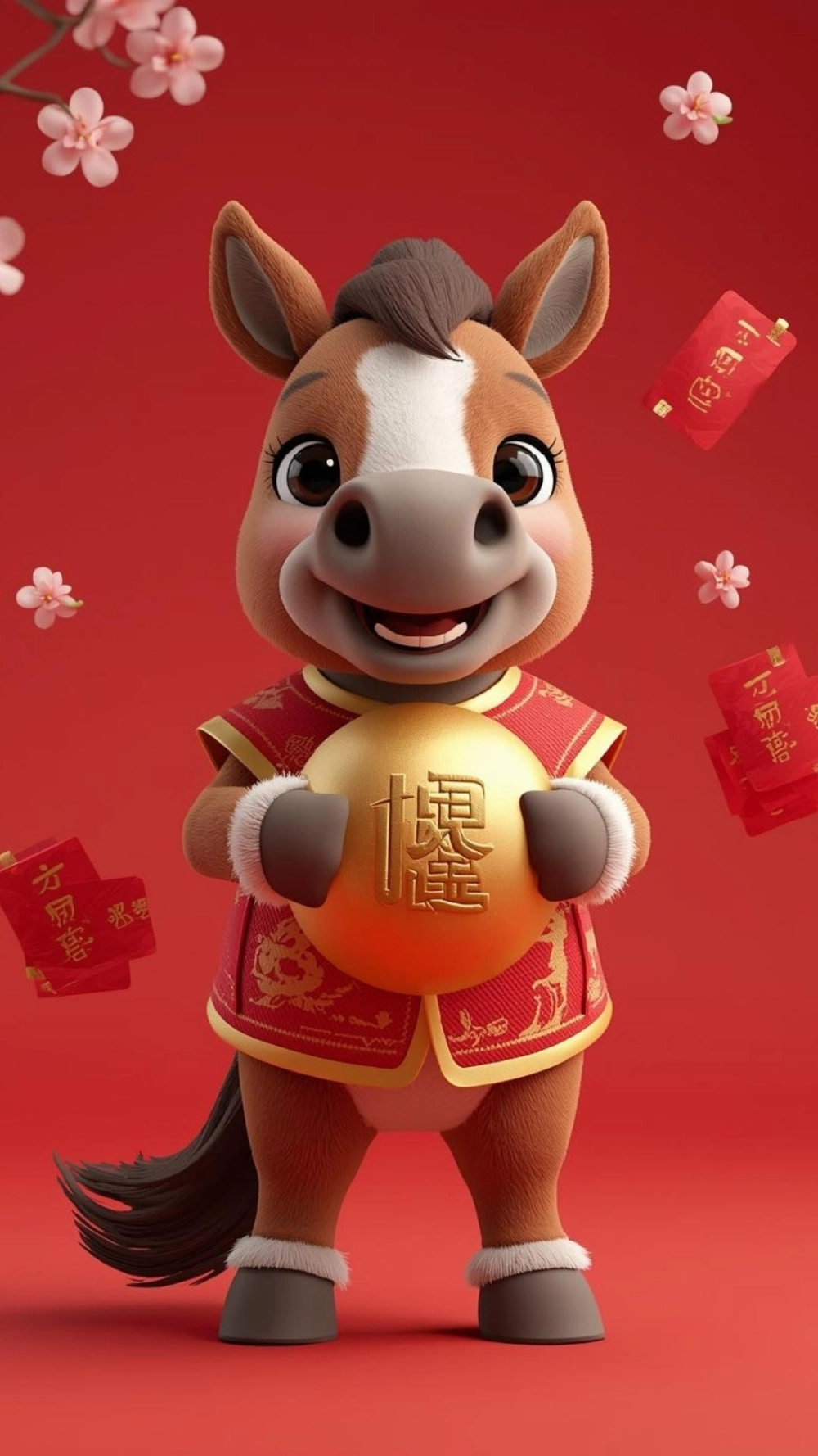 Ngựa cute lockscreen đầy cá tính cho người dùng ios