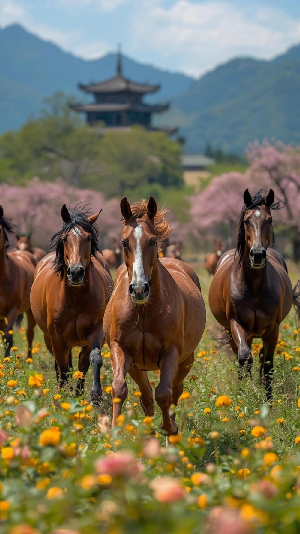 Hình nền mã đáo thành công 2026 mang lại may mắn